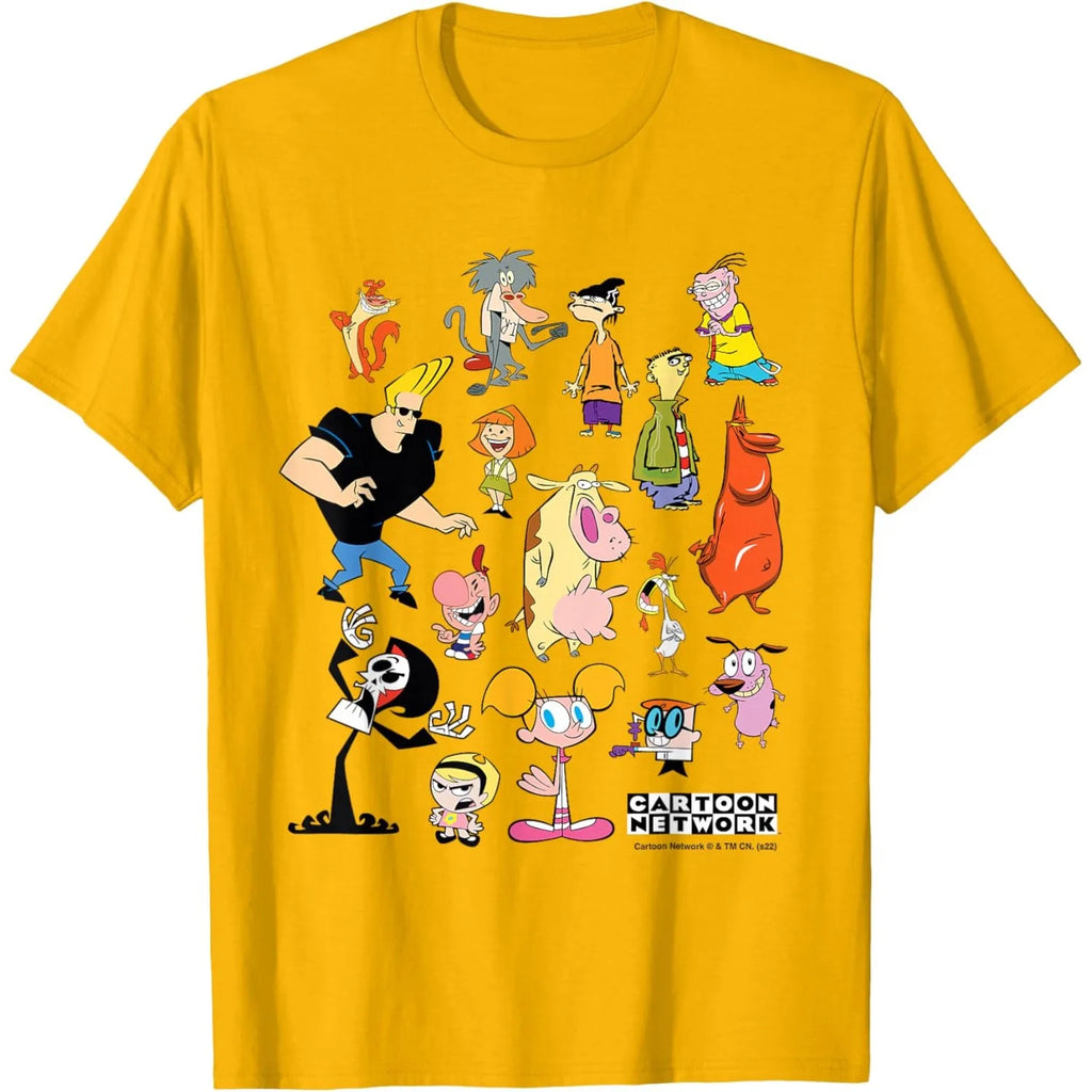 Classic Cartoon Network Characters  T-Shirt for Men