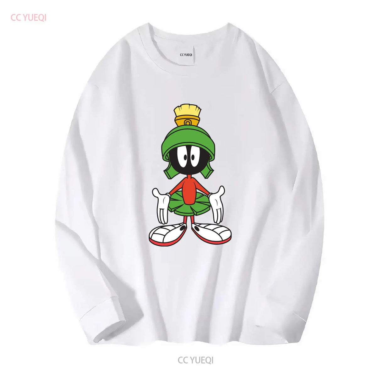Marvin the Martian  T Shirt vintage Washed Comfortable Casual Stretched Stylish graphic Unisex streetwear designer clothes