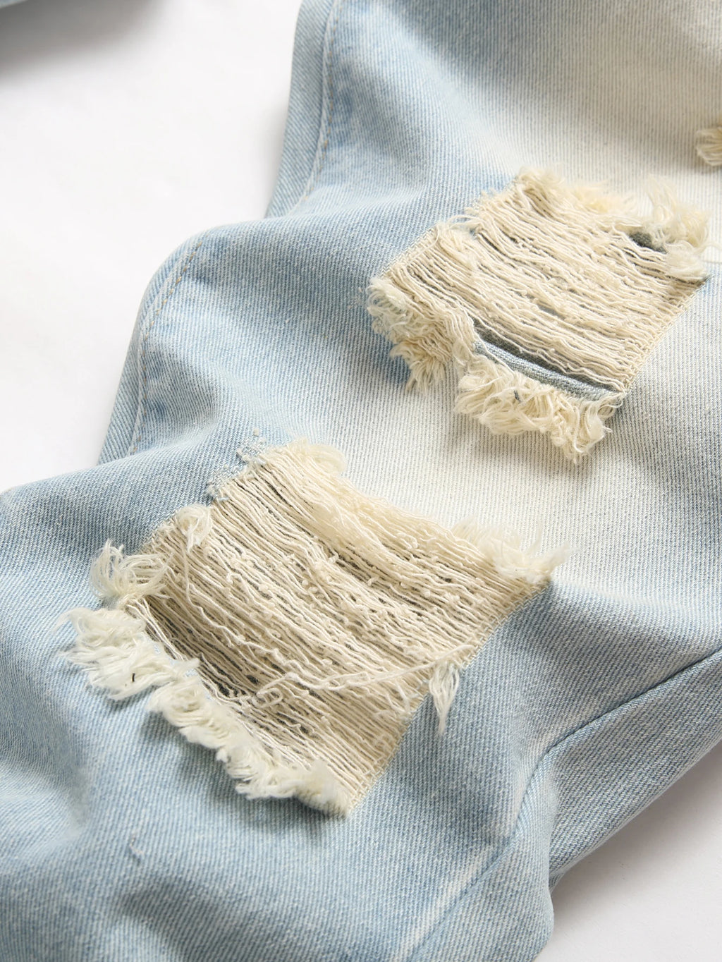 Vintage Light Blue Jeans Straight Loose