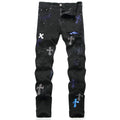 Crystal Cross Stretch Jeans
