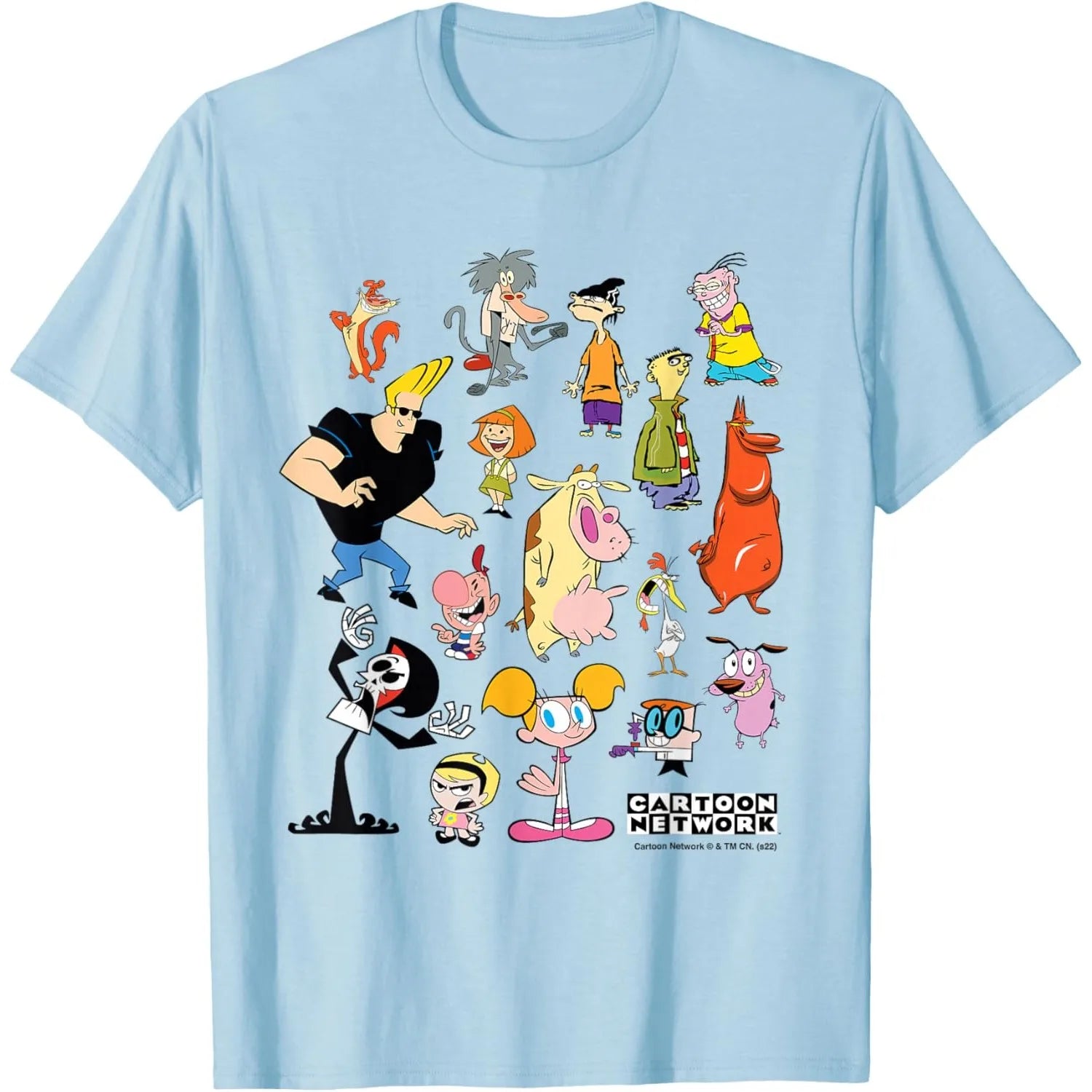 Classic Cartoon Network Characters  T-Shirt for Men