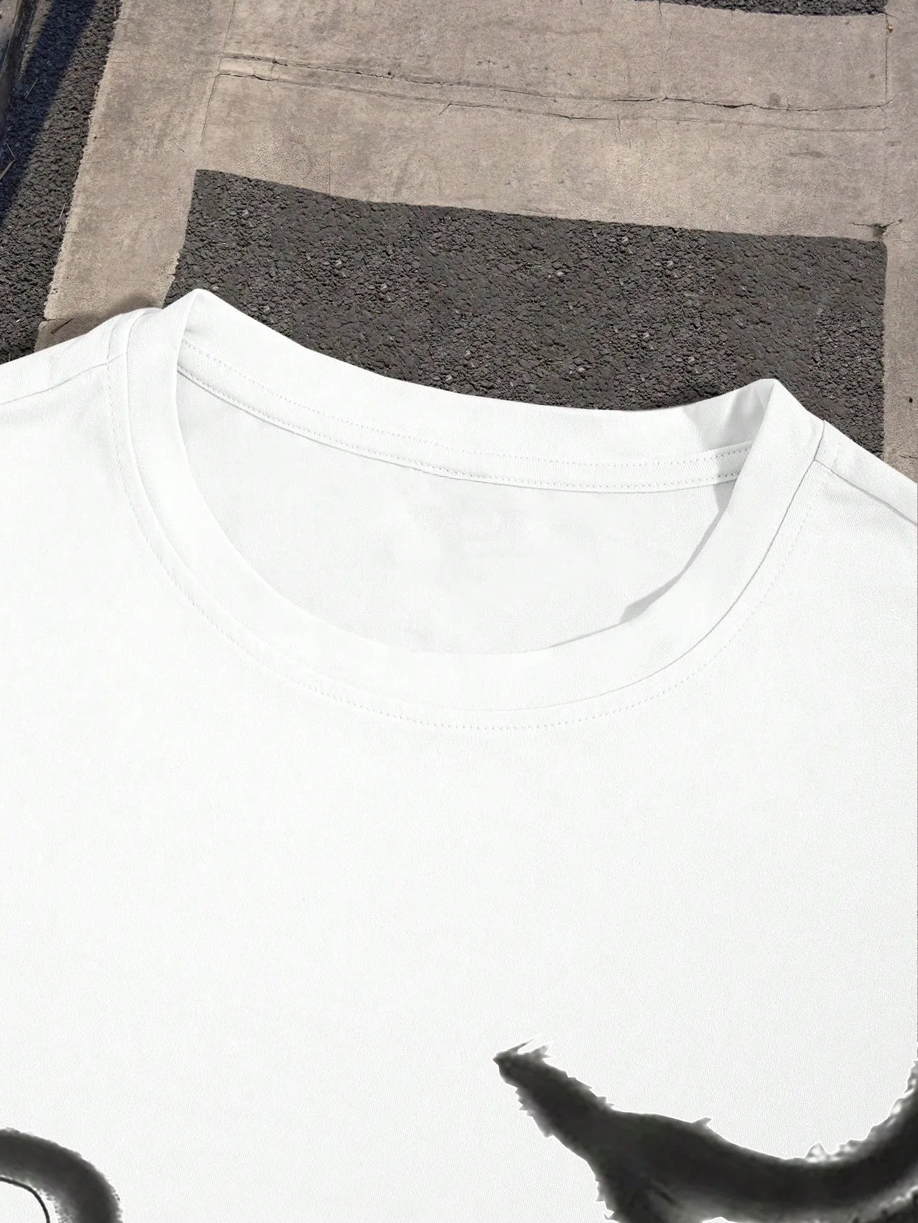 Men's Short-Sleeved Set with 3D Animated Pattern Print for Street Casual Fashion with Breathable Design