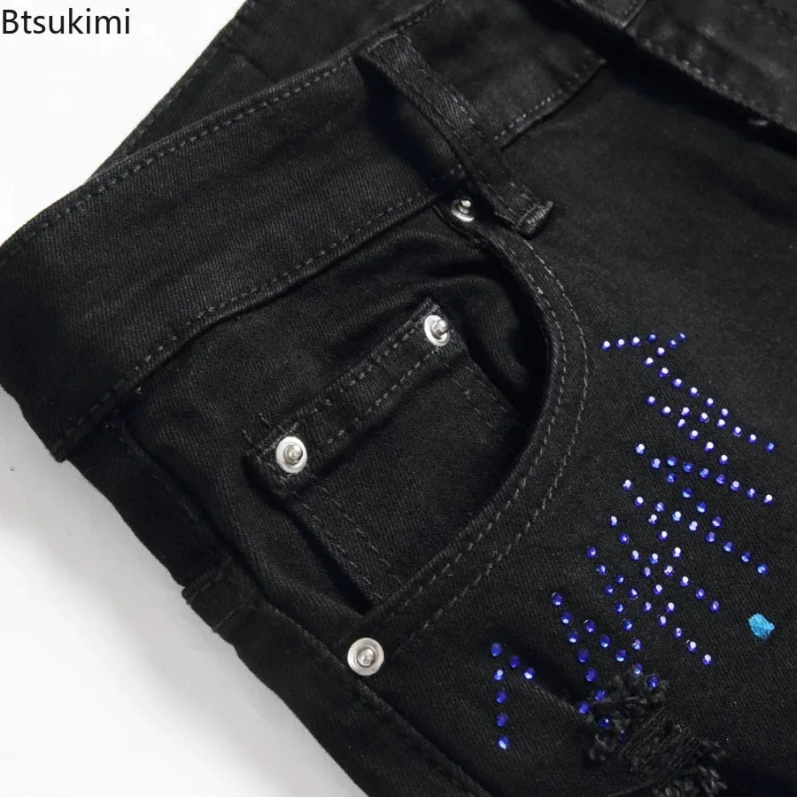 Crystal Cross Stretch Jeans