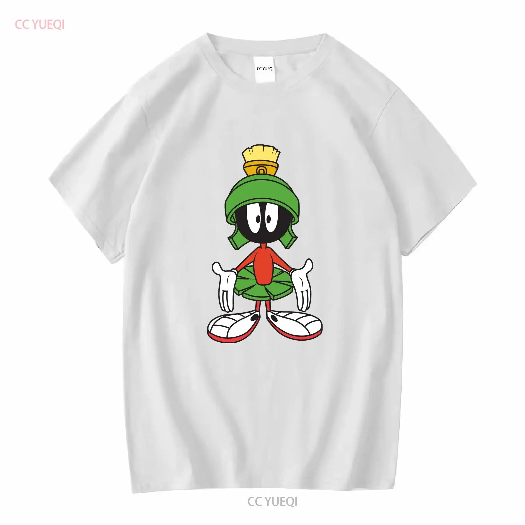 Marvin the Martian  T Shirt vintage Washed Comfortable Casual Stretched Stylish graphic Unisex streetwear designer clothes