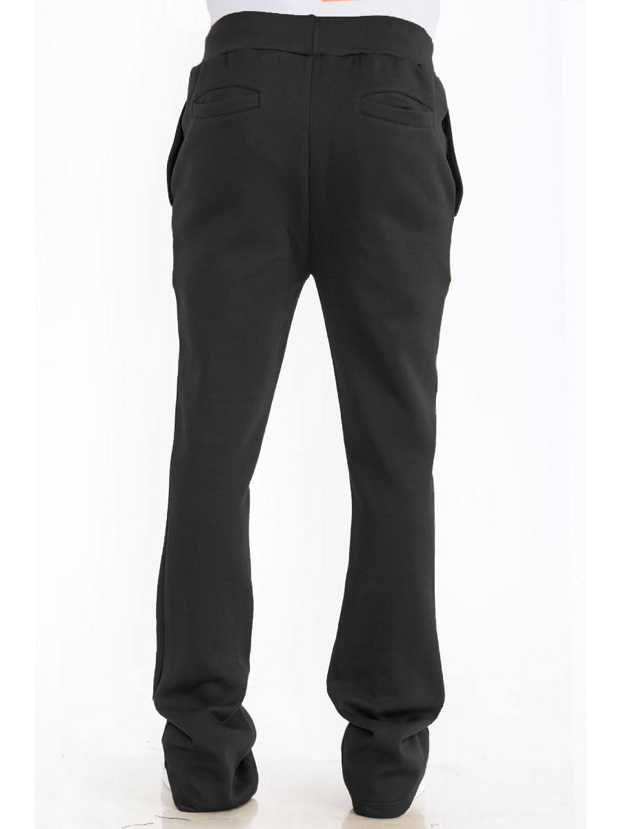 Stacked Flare Flame Sweat Pants
