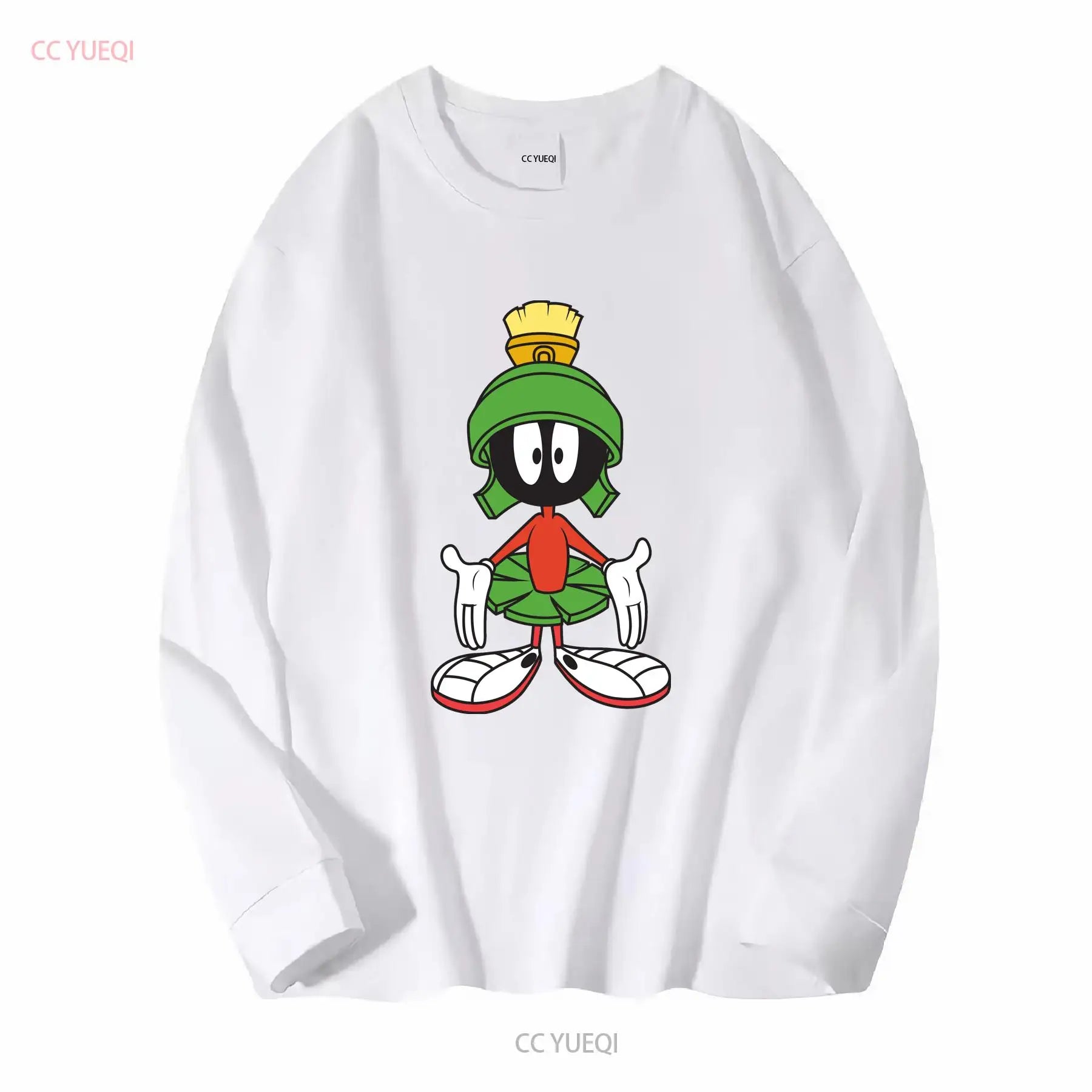 Marvin the Martian  T Shirt vintage Washed Comfortable Casual Stretched Stylish graphic Unisex streetwear designer clothes