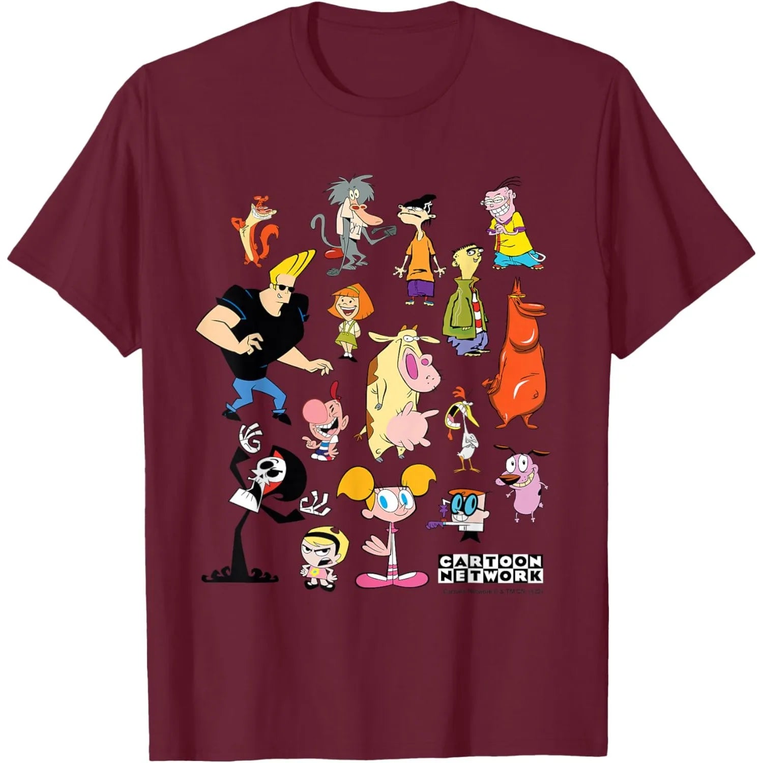 Classic Cartoon Network Characters  T-Shirt for Men