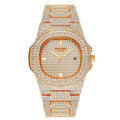 Luxury Mens/Womens Unisex Crystal Watch Bling Iced-Out Watch