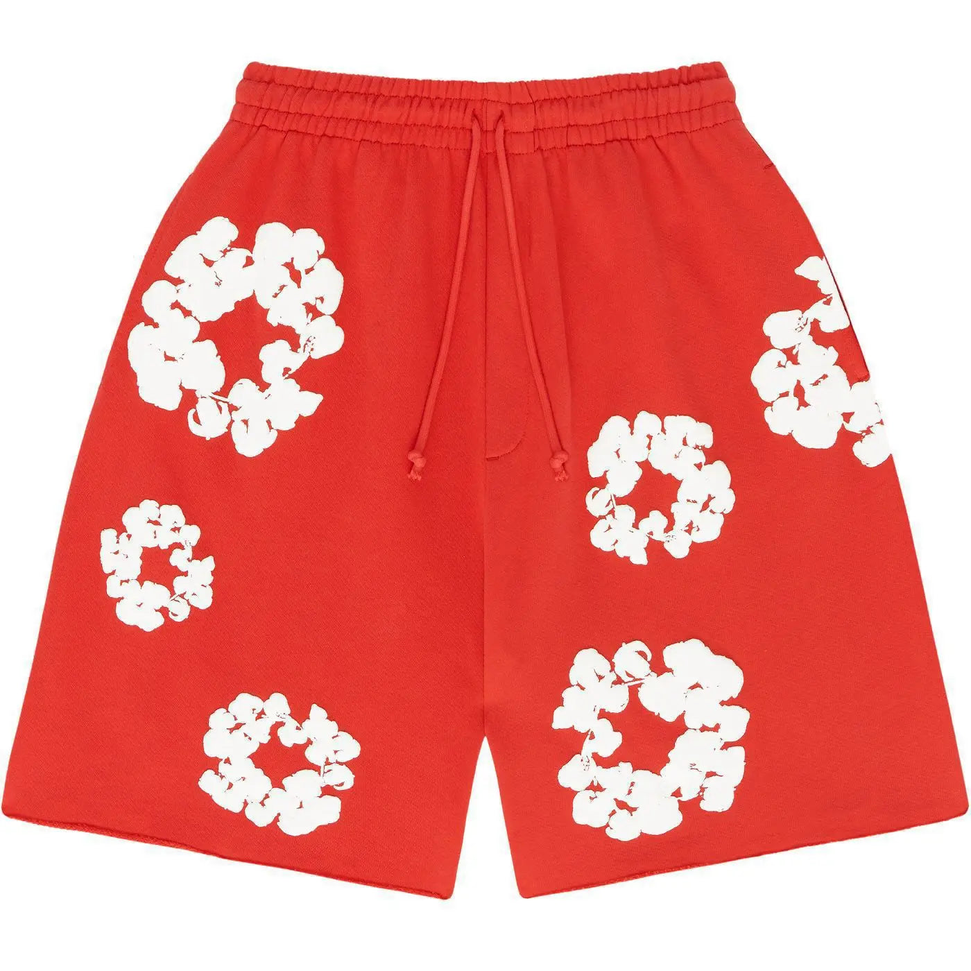 Floral Print T Shirt Shorts Set Oversized Graphic Tee Hip Hop Summer Casual Matching Outfit