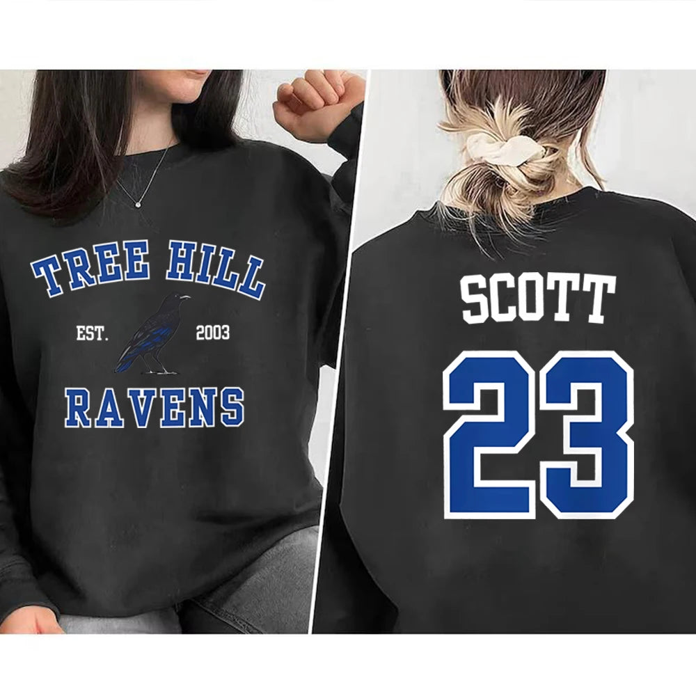 One Tree Hill Sweatshirt TREE HILL RAVENS Shirt