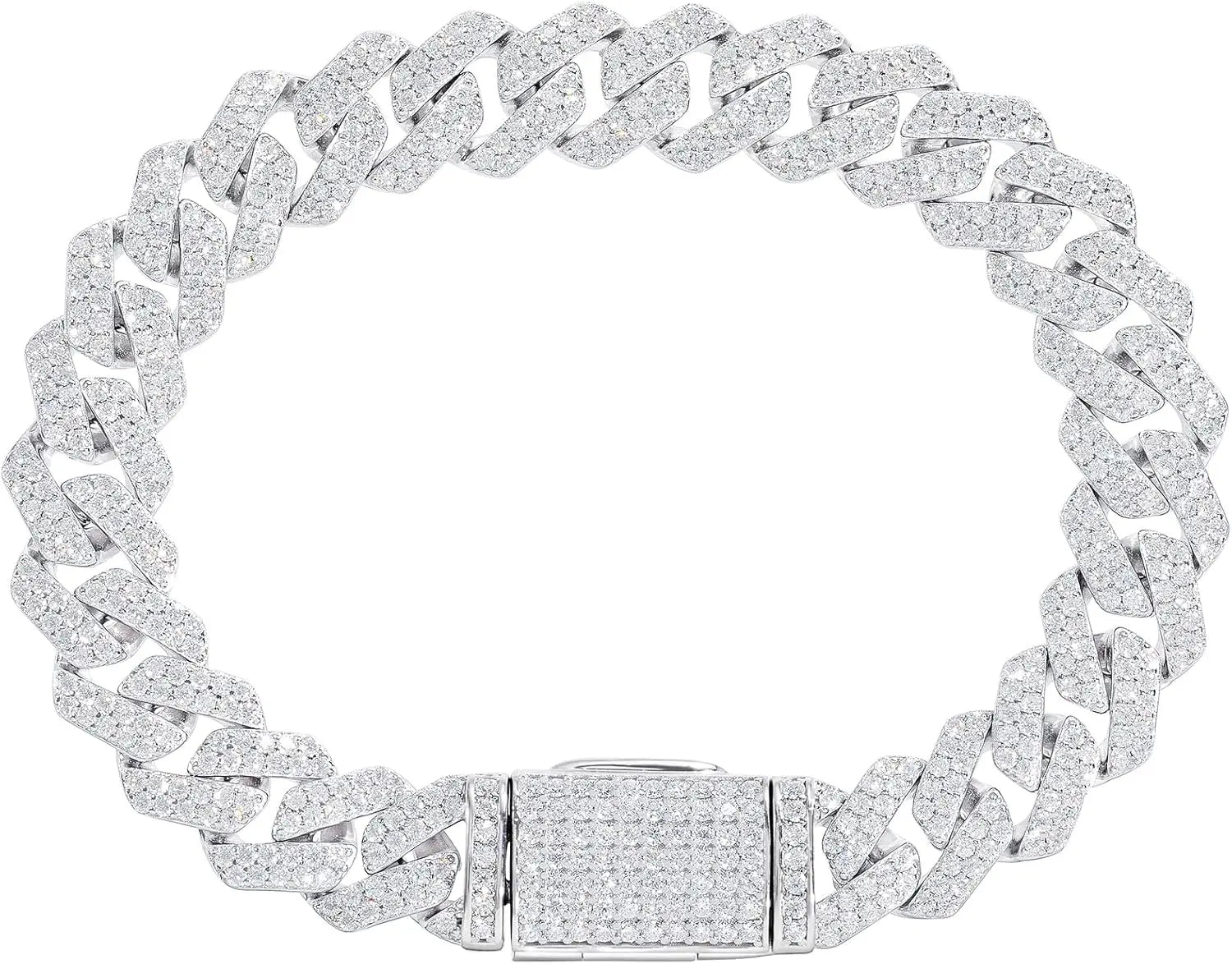 925 Sterling Silver 5.3-11.8 Ct Miami Cuban Necklace 10MM/8MM/6MM