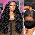 16in-34in 13x6 HD Lace Front Human Hair Wigs Loose Wave Glueless Wig