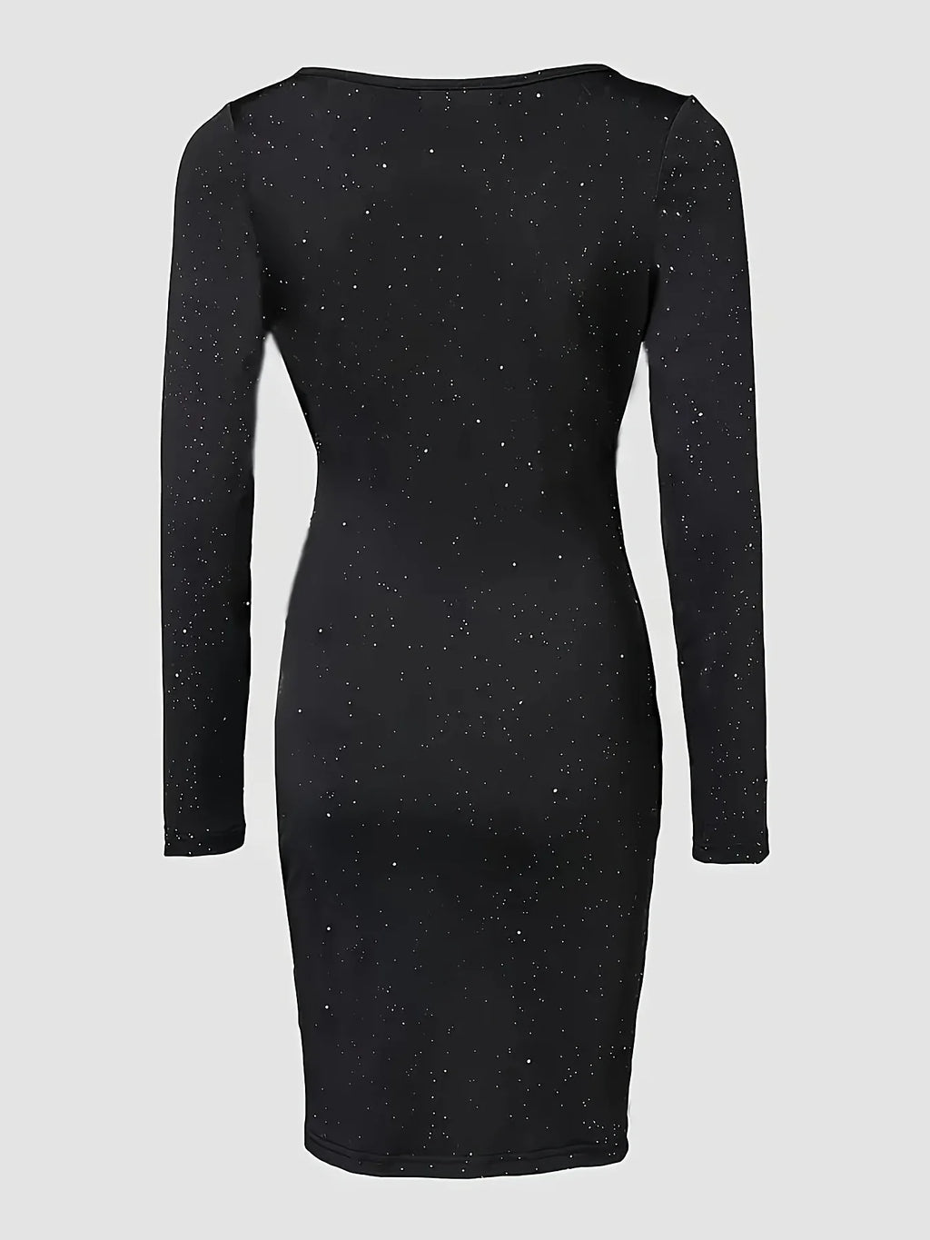 Plus Size Women's New Elegant And Sophisticated Black Dress, With Sexy Urban Woman Style,Suitable For Autumn And Spring Seasons