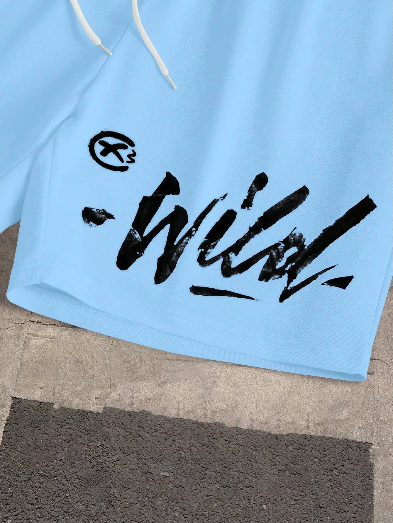 Men's Short-Sleeved Set with 3D Animated Pattern Print for Street Casual Fashion with Breathable Design