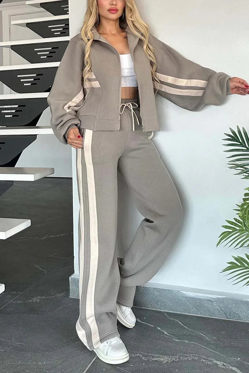Women Hooded Tracksuit Sports 2 Pieces Set Sweatshirts Pullover Hoodies Pants Suit Home Sweatpants Trousers Outfits 2026